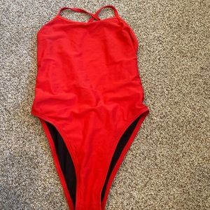 red jolyn suit